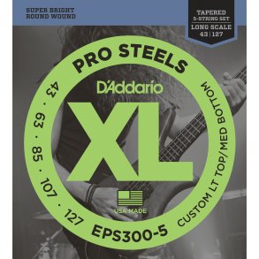 D'Addario EPS300-5, 043 - 127 (5-Strenges�t Balanced)